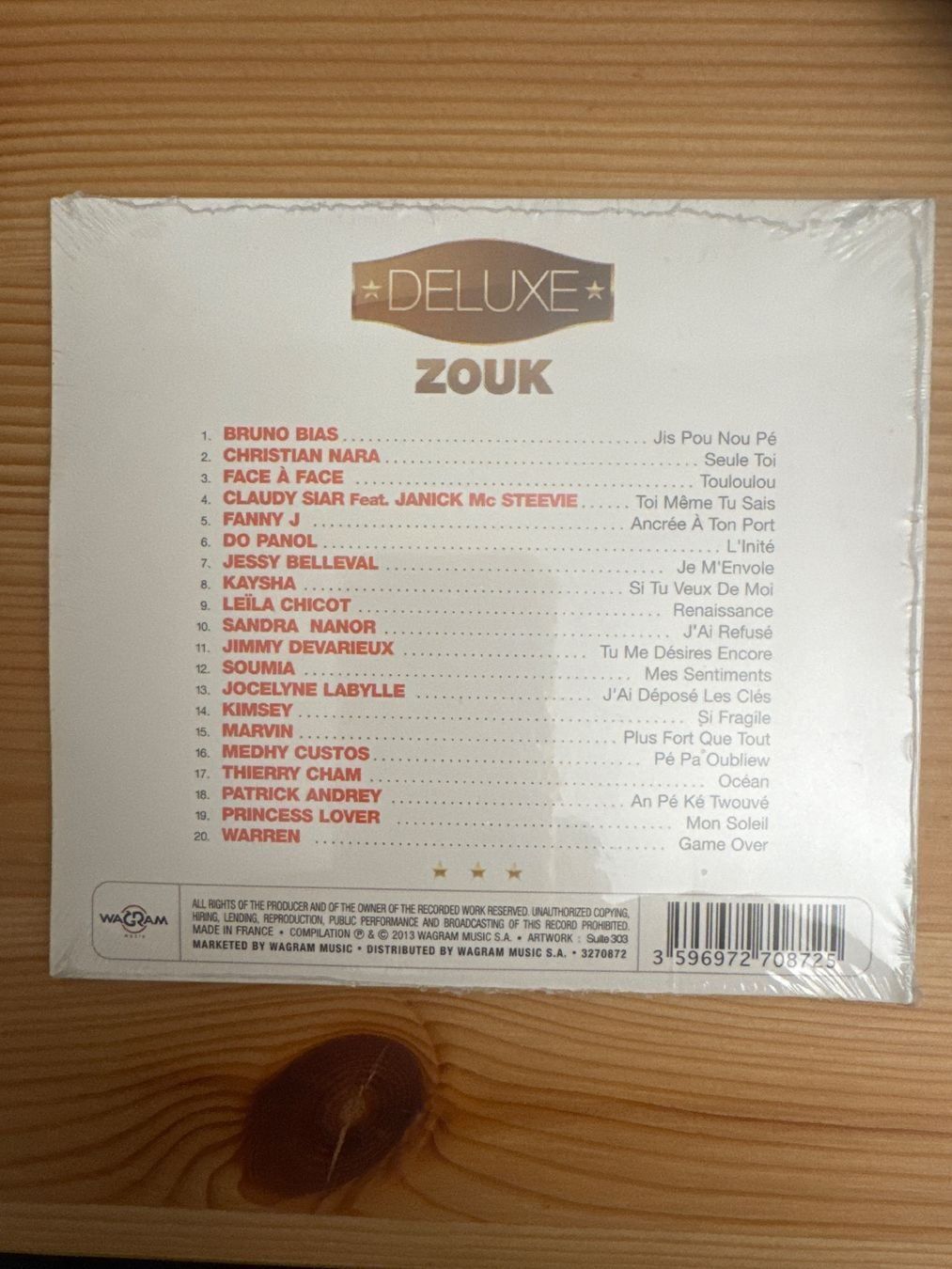CDs: Deluxe Zouk (CD) Compilation 20 Tracks – Neu und originalverpackt aus Zürich von Tarafo5 1