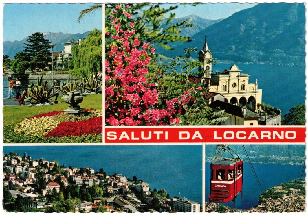 Cartoline postali: Locarno - 4 Bild AK – Usato da Binningen venduto da Mountainrider