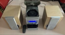 Philips MC260 Stereoanlage mit FB & 2 Boxen