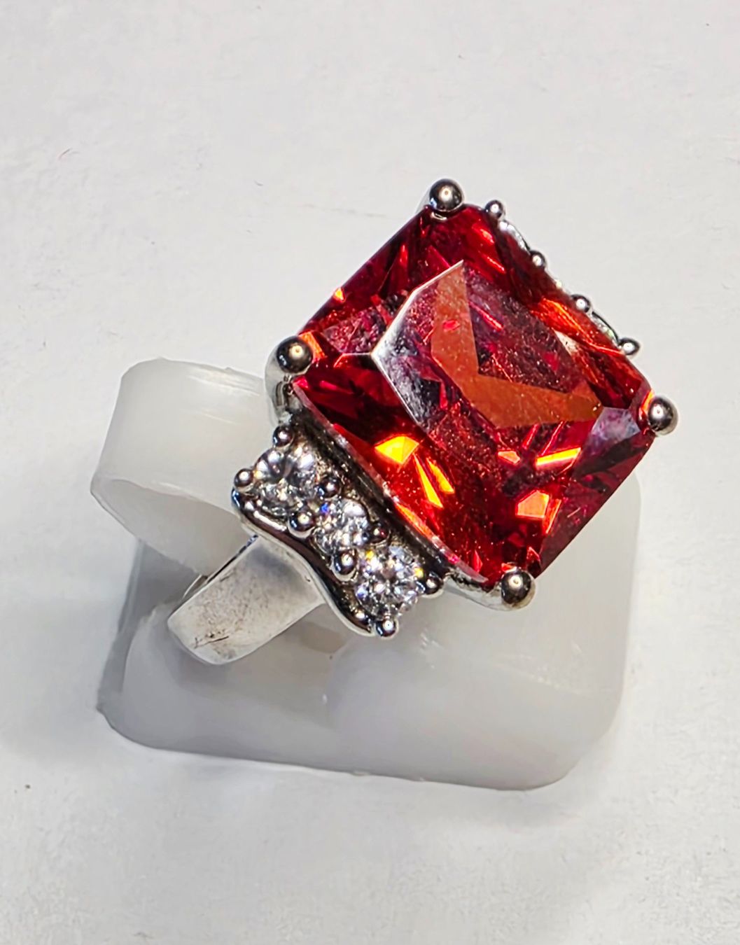 Bagues: Feueropal Zirkon Ring – Neuf (Voir description) à Zürich par benedikt12