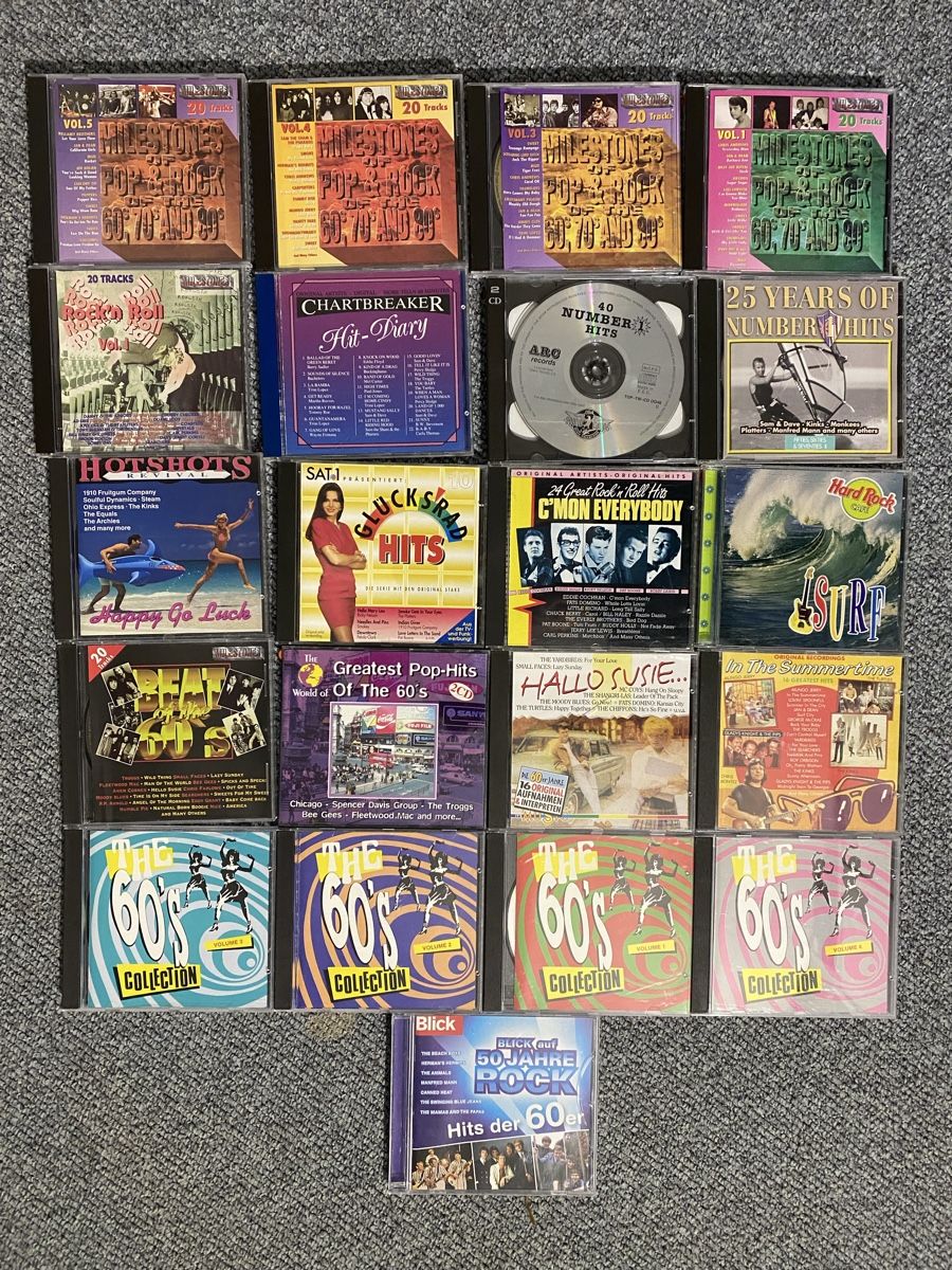 CD: 21 CD Sampler, 60er jahre – Usato da Diessbach b. Büren venduto da cowansville