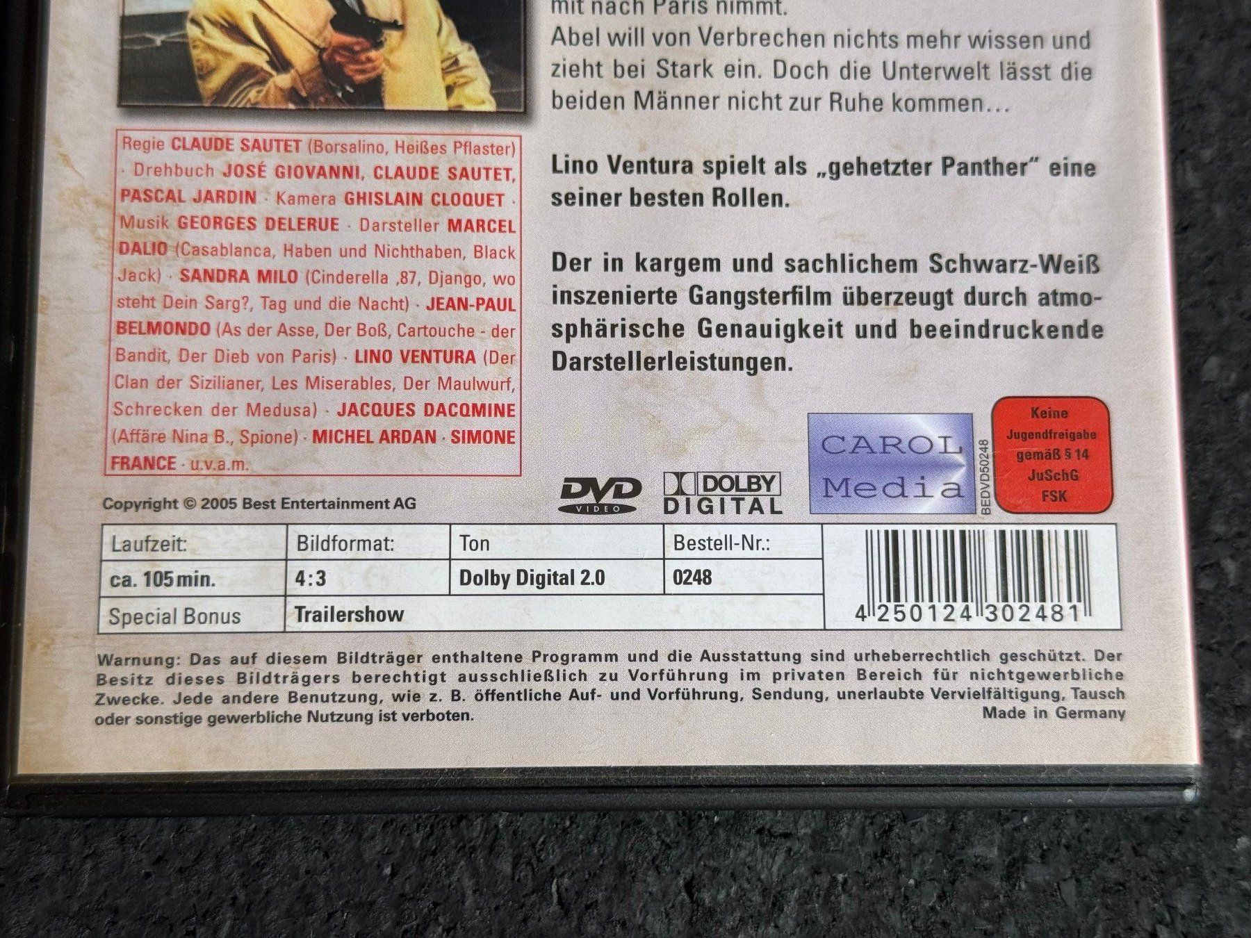 Alle DVDs: Der Panther wird gehetzt "The Big Risk" DVD DE – Gebraucht aus Fribourg von tschjoly 3