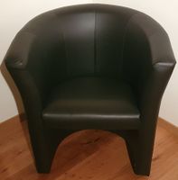 Schwarzer Sessel / Loungesessel