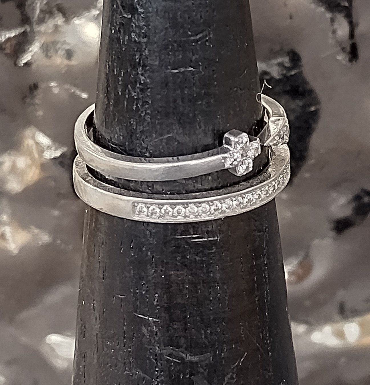 Ringe: MODERNER RING IN 925 SILBER – Gebraucht aus Romanshorn von Glitzer-Paradies 3