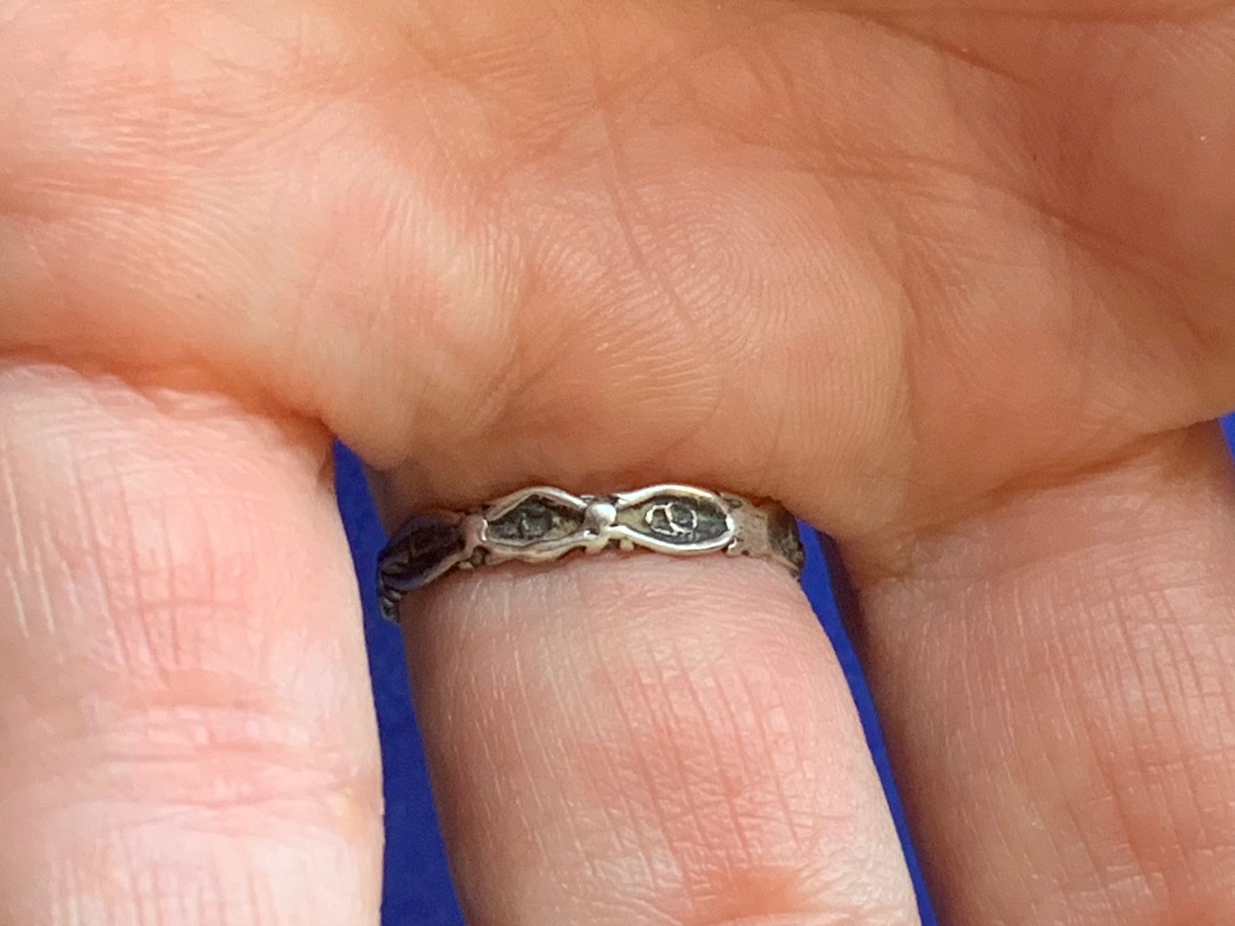 Anelli: Silberring verbunden (54) – Usato da Laufen venduto da belleskulptur 8