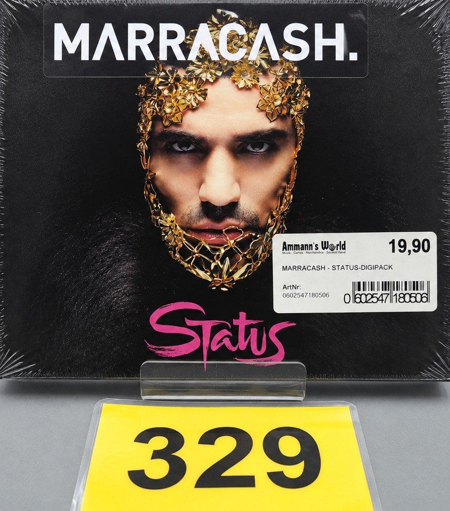 CD: CD Marracash "Status" , Nr. 329 – Nuovo e nell'imballaggio originale da Kottwil venduto da Crazyrolf