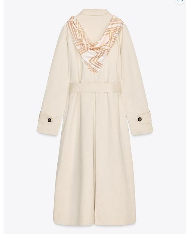 Zara Mäntel: ✨ZARA Trend Trenchcoat Halstuch Beige,  Gr.M NEU Fr.139.00✨ – Neu und originalverpackt aus Rotkreuz von beltraum 3