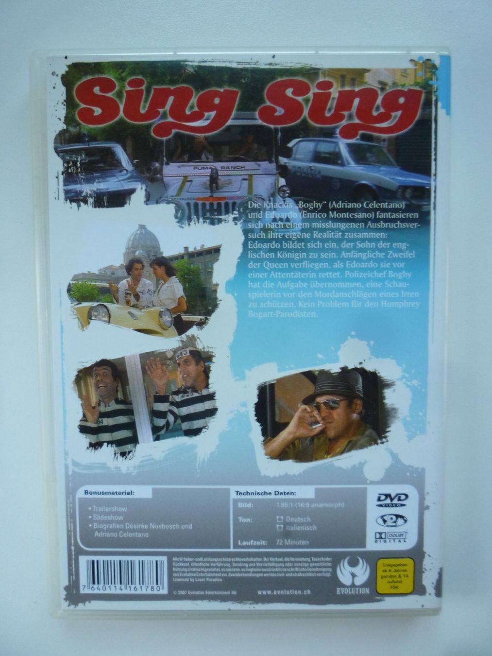 Alle DVDs: Sing Sing  - Klassiker 1983 - Adriano Celentano – Gebraucht aus Münchenstein von antares09 1