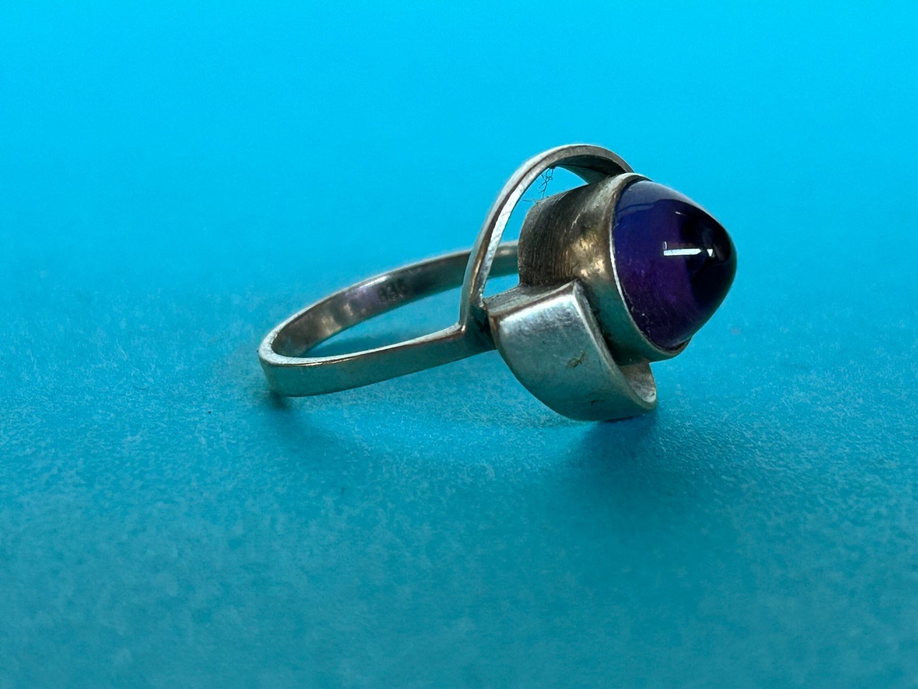 Anelli: silberring VIOLETTE Amethyst KUGEL (54) – Usato da Dittingen venduto da Bellevista 8