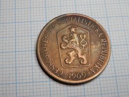 Tschechoslowakei 1 Krone, 1969