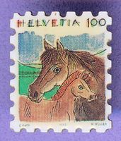 PTT  HELVETIA  100 Rappen  