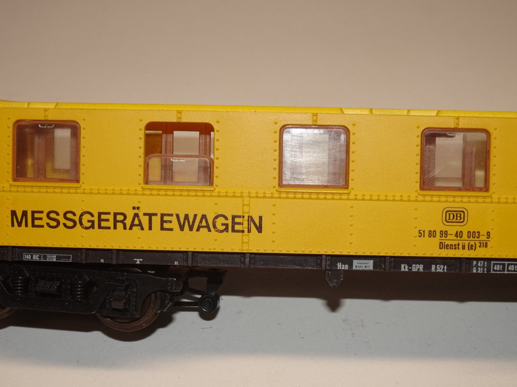 Roco Trains électriques: ROCO DB  Messgerätewagen 4291 B  H0 DC – Défectueux à Hinwil par Berling0 8