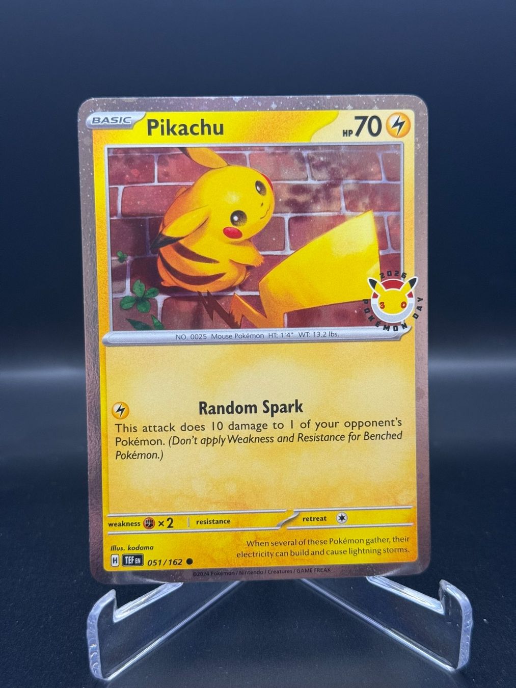 Pokémon Carte collezionabili: Pikachu (TEF 051) – Usato da Birmensdorf ZH venduto da SnorlaxMail