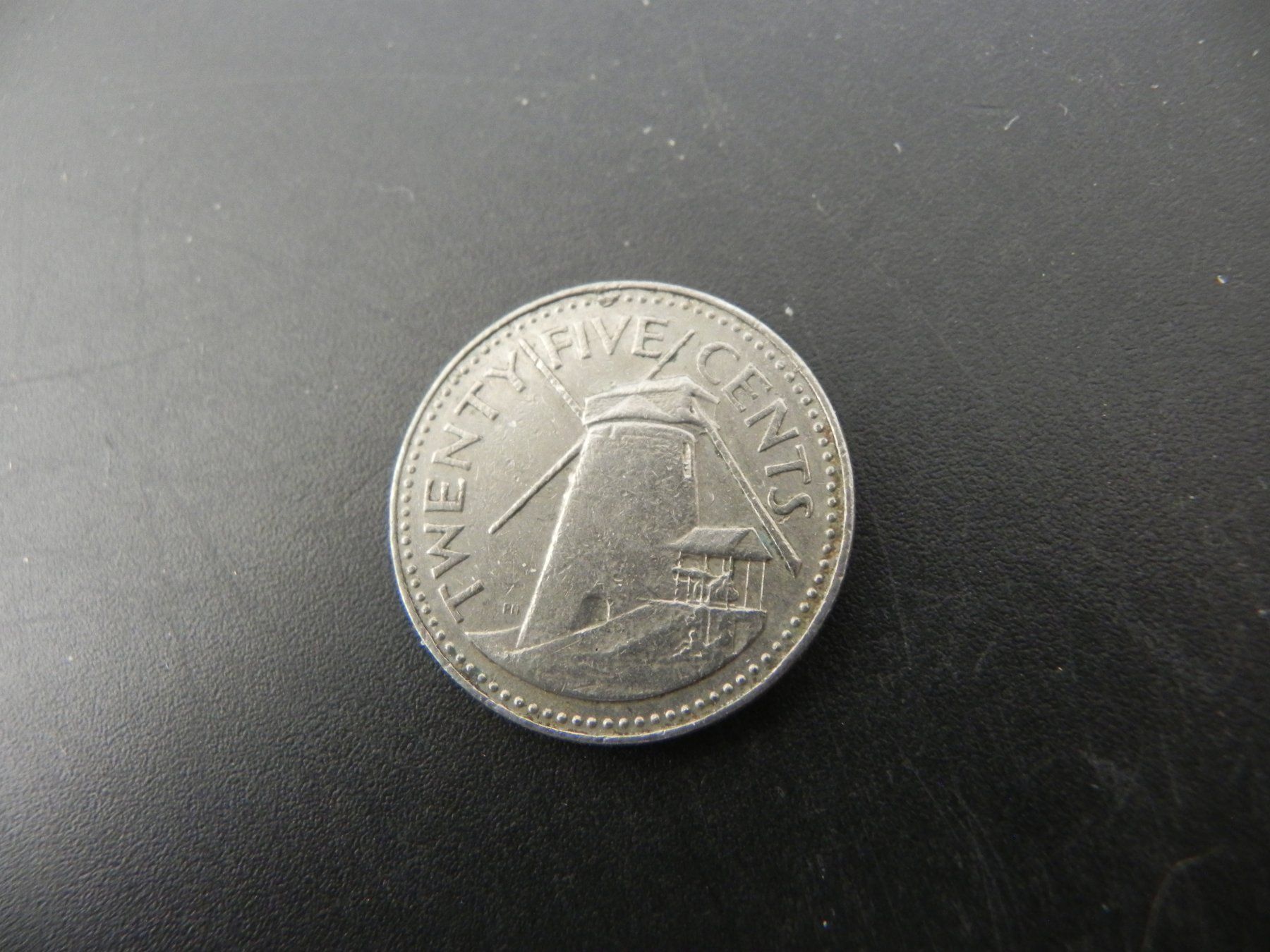 Toutes les monnaies: Barbados 25 Cents 1980 – D'occasion à Biel/Bienne par Gogolozi