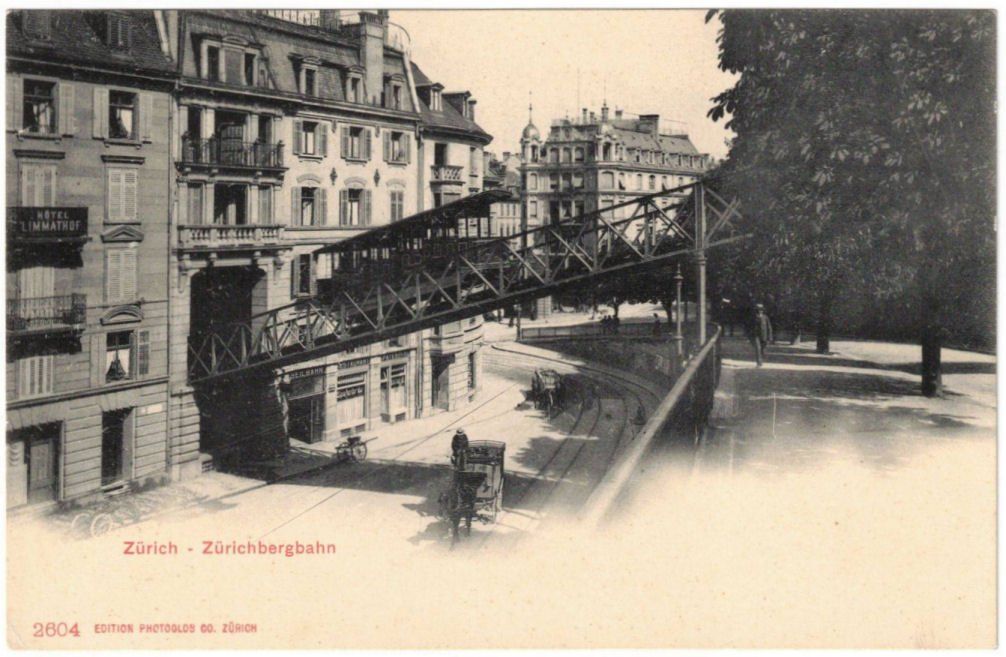 Ansichtskarten: Zürich - Standseilbahn Polytechnikum – Gebraucht aus Binningen von Mountainrider