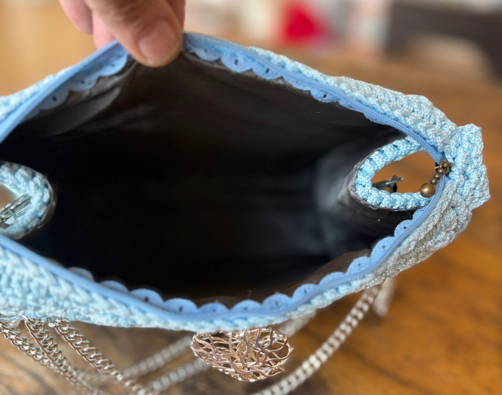 Taschen für Damen: BAG EN CROCHET HANDMADE!!! – Neu und originalverpackt aus Locarno von NicoNion 5