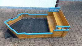 Sandkasten Schiff