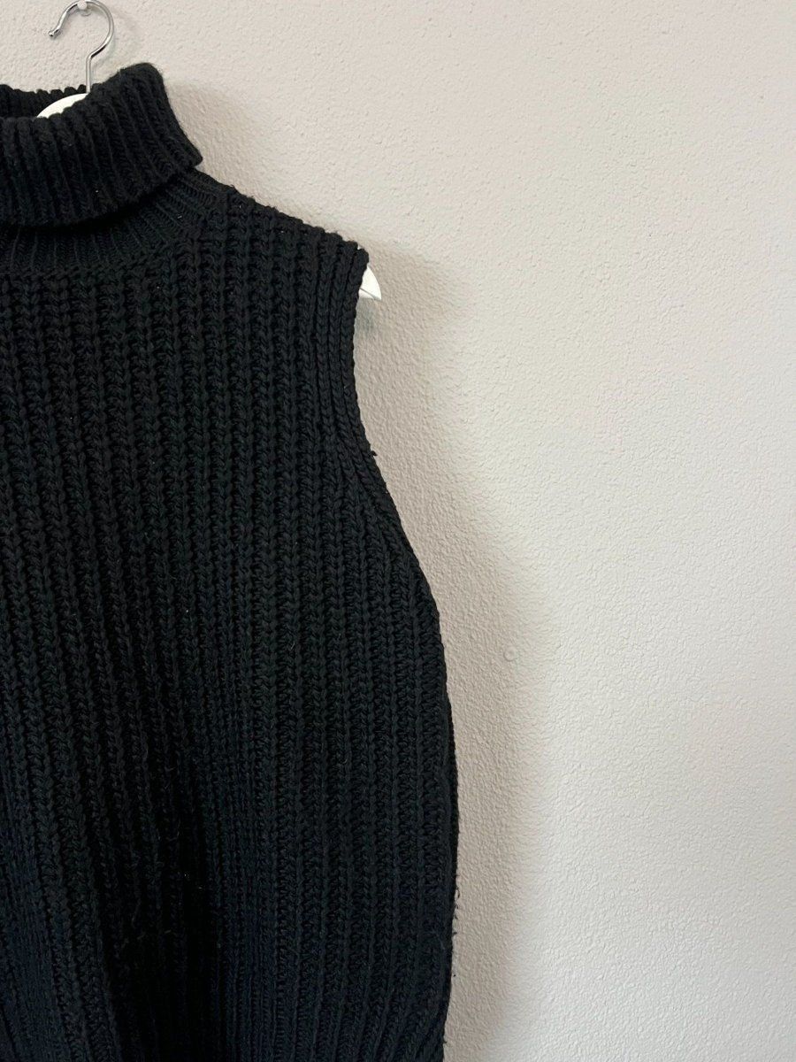 H&M Tops: schwarzes H&M Stricktop, Size S – Gebraucht aus Muri b. Bern von michellew23 1