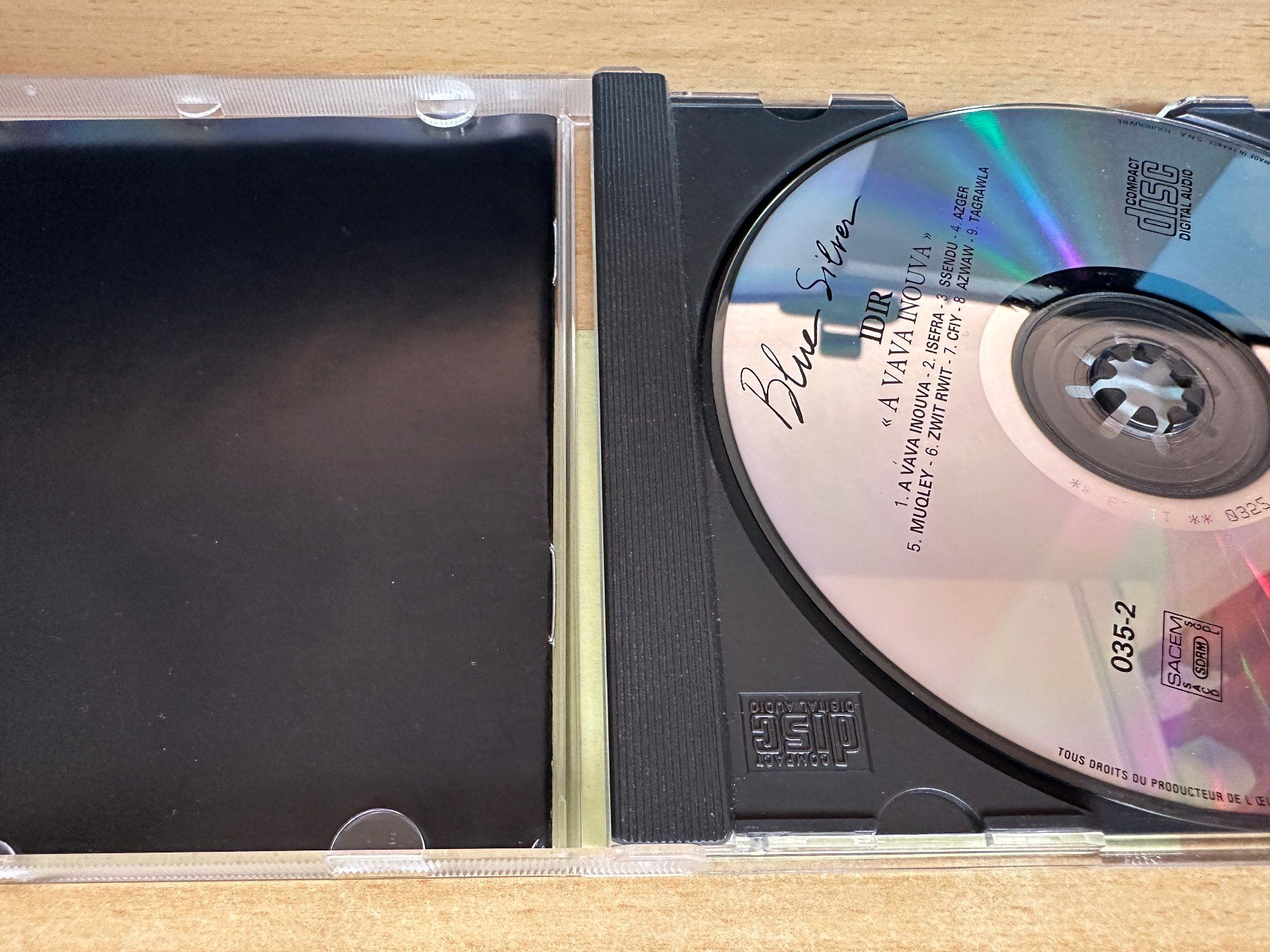 CD: Idir – A Vava Inouva – Usato da Rikon im Tösstal venduto da Alpenmutz 2