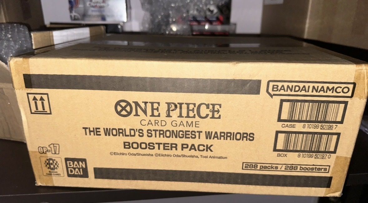 Bandai Carte collezionabili: One Piece OP 17 sealed Case 12 Display – Nuovo e nell'imballaggio originale da St. Gallen venduto da Alainm2