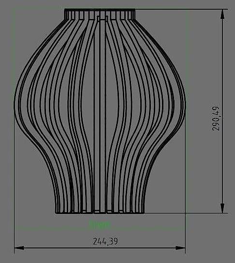 Abat-jours: 3D print lampshade - Lampenschirm - Abat-jour – D'occasion à Grenchen par Joray_Preparation 4