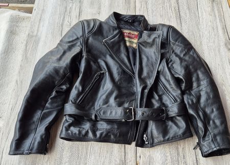 Held Motorrad Jacke, Leder, Schwarz Gr. 50