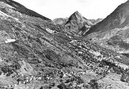 Ponte Valentino (TI) – Veduta aerea del villaggio Blenio G
