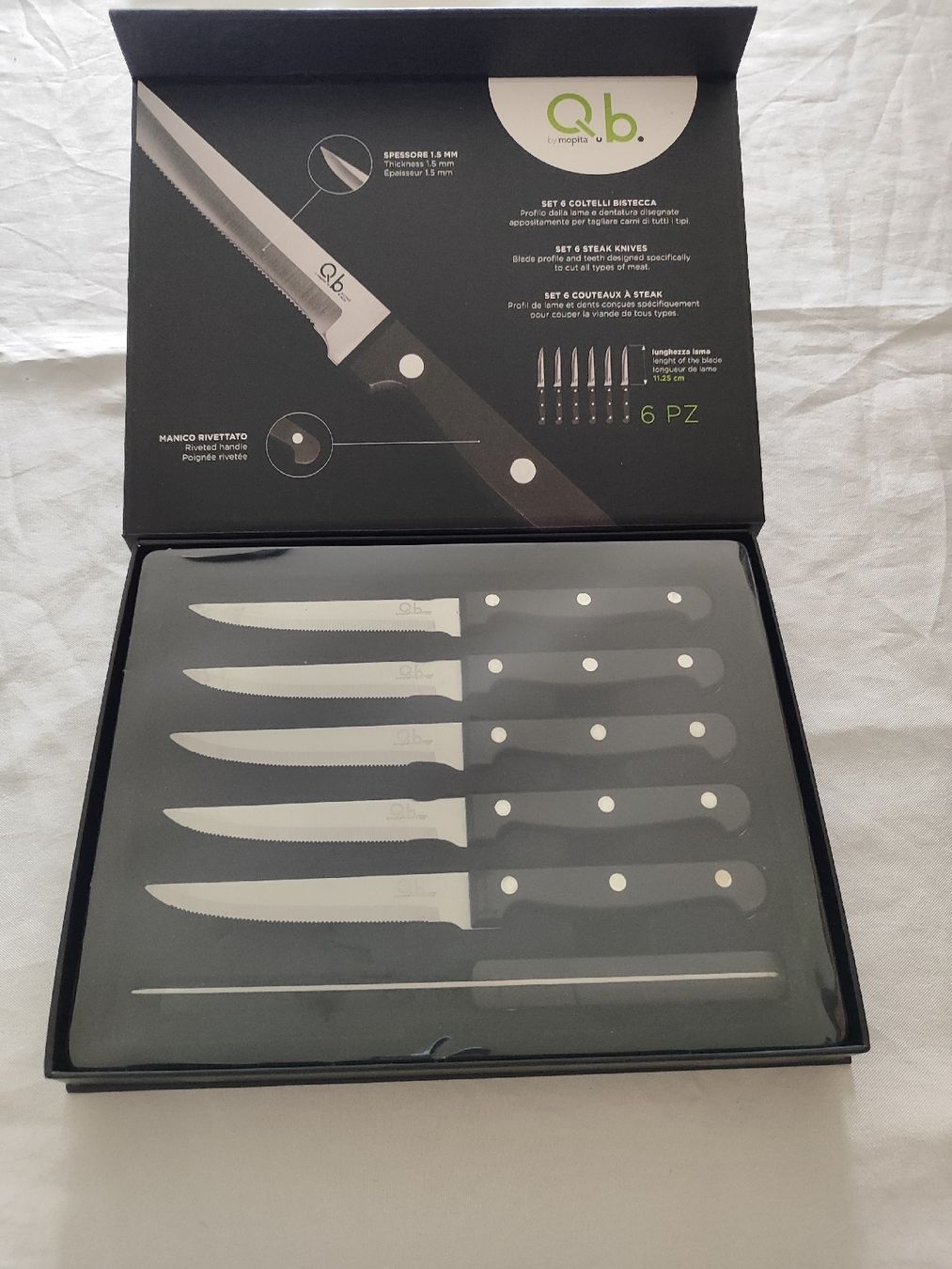 Messer: Coffret de couteaux à steak neuf – Neu und originalverpackt aus Ursy von Freeman-85 1