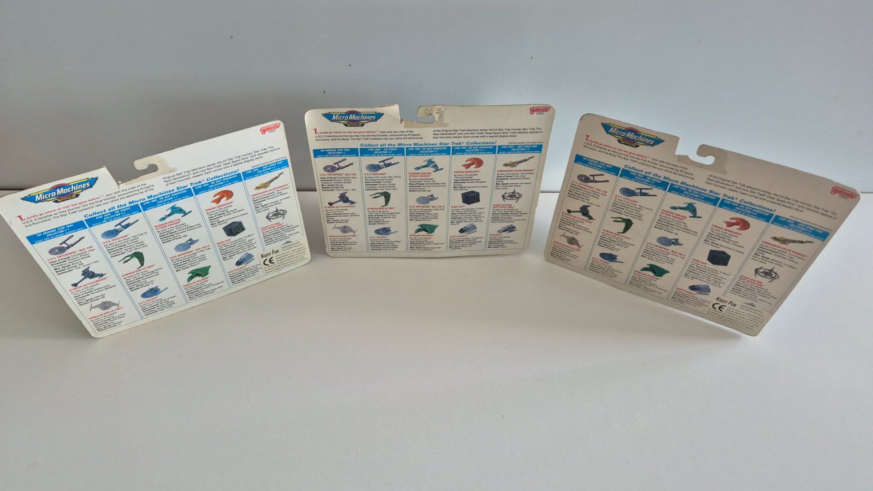 Micro Machines Spielzeuge: Micro Machines Star Trek 3er Set Raumschiffe - Ungeöffnet – Neu und originalverpackt aus Bassersdorf von retrolab 4