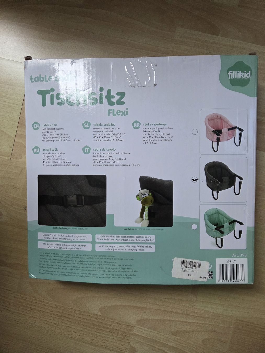 Sedie: Fillikid Tischsitz neu, ungeöffnet – Nuovo e nell'imballaggio originale da jona venduto da ricrac10 1