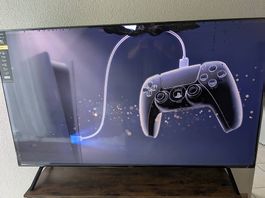 Neuer Fernseher mit Bildschirmschaden am Rand
