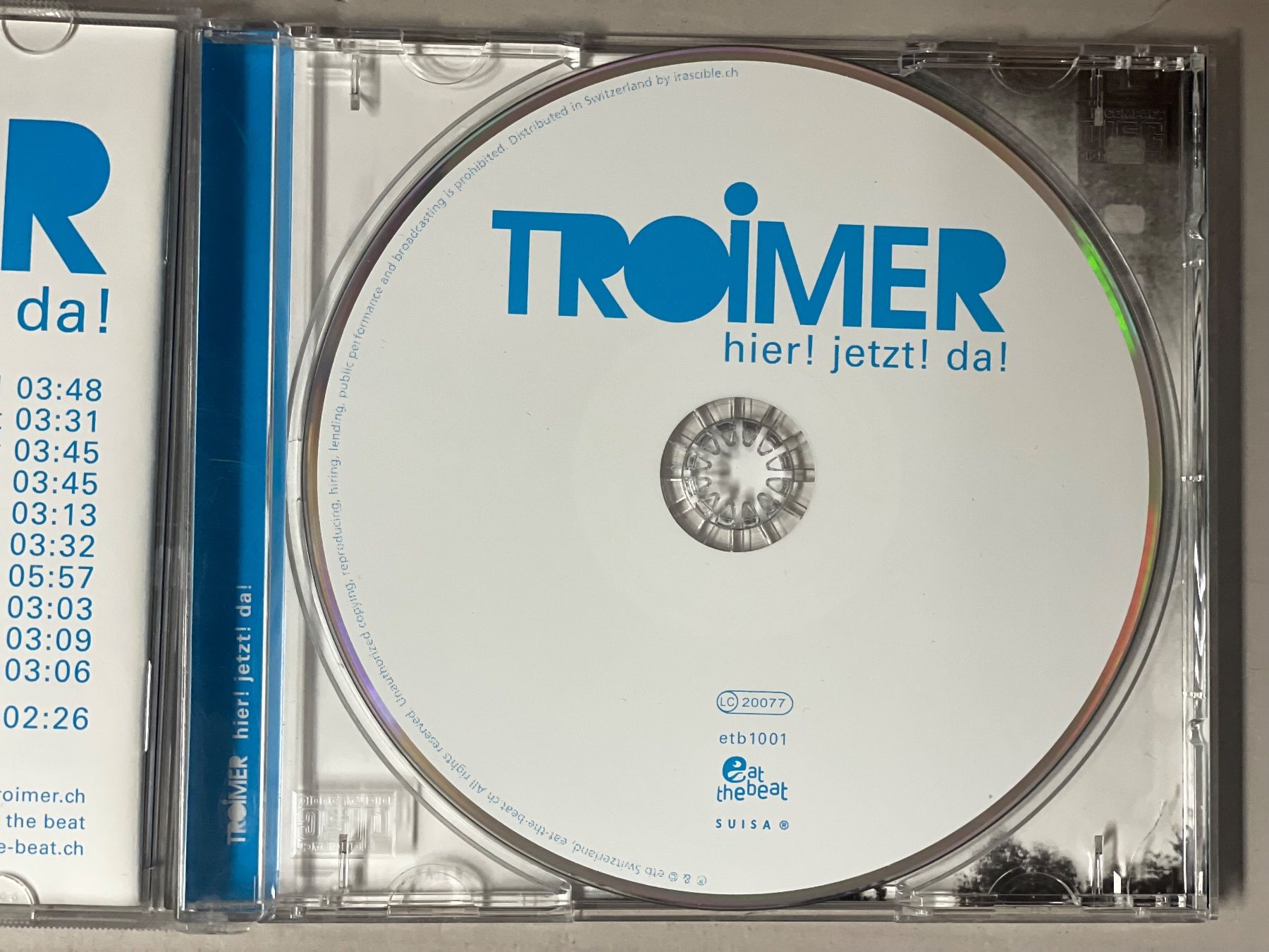 CDs: Troimer - hier jetzt da – Gebraucht aus Muri b. Bern von AdidasCollector 2