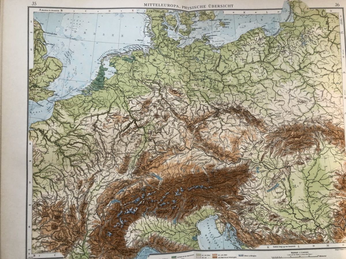 Libri: Handatlas ANDREES aus dem Jahre 1908 – Usato da Solothurn venduto da Heso11 3
