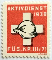 Soldatenmarke 2.WK, Füsilier Kompanie III/71, Wi Inf 417