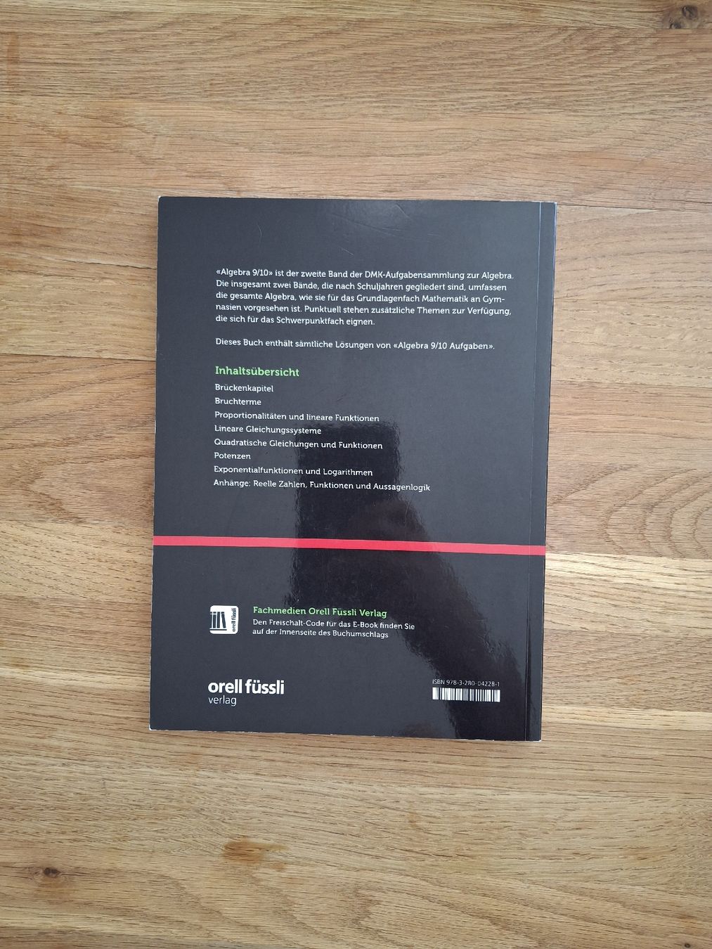 Libri: Algebra 9/10 Ergebnisse 5. Auflage – Usato da Zürich venduto da Vordermannd86 1