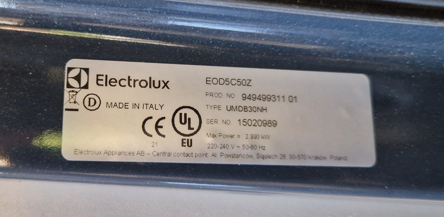 Electrolux Forni: Kaum gebrauchter Ofen ELECTROLUX – Usato da Luzern venduto da tho_y5js 5
