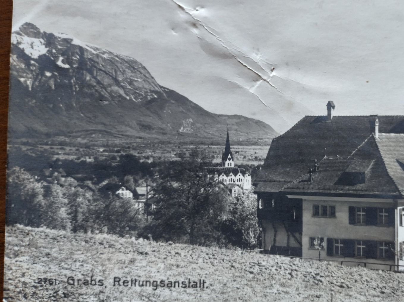 Cartoline postali: Ansichtskarte Grabs Rettungsanstalt, ca. 120 jährig – Usato da Wildhaus venduto da Hukwildhaus