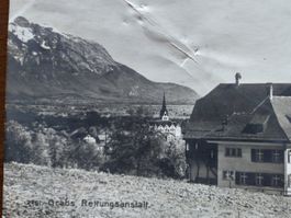 Ansichtskarte Grabs Rettungsanstalt, ca. 120 jährig