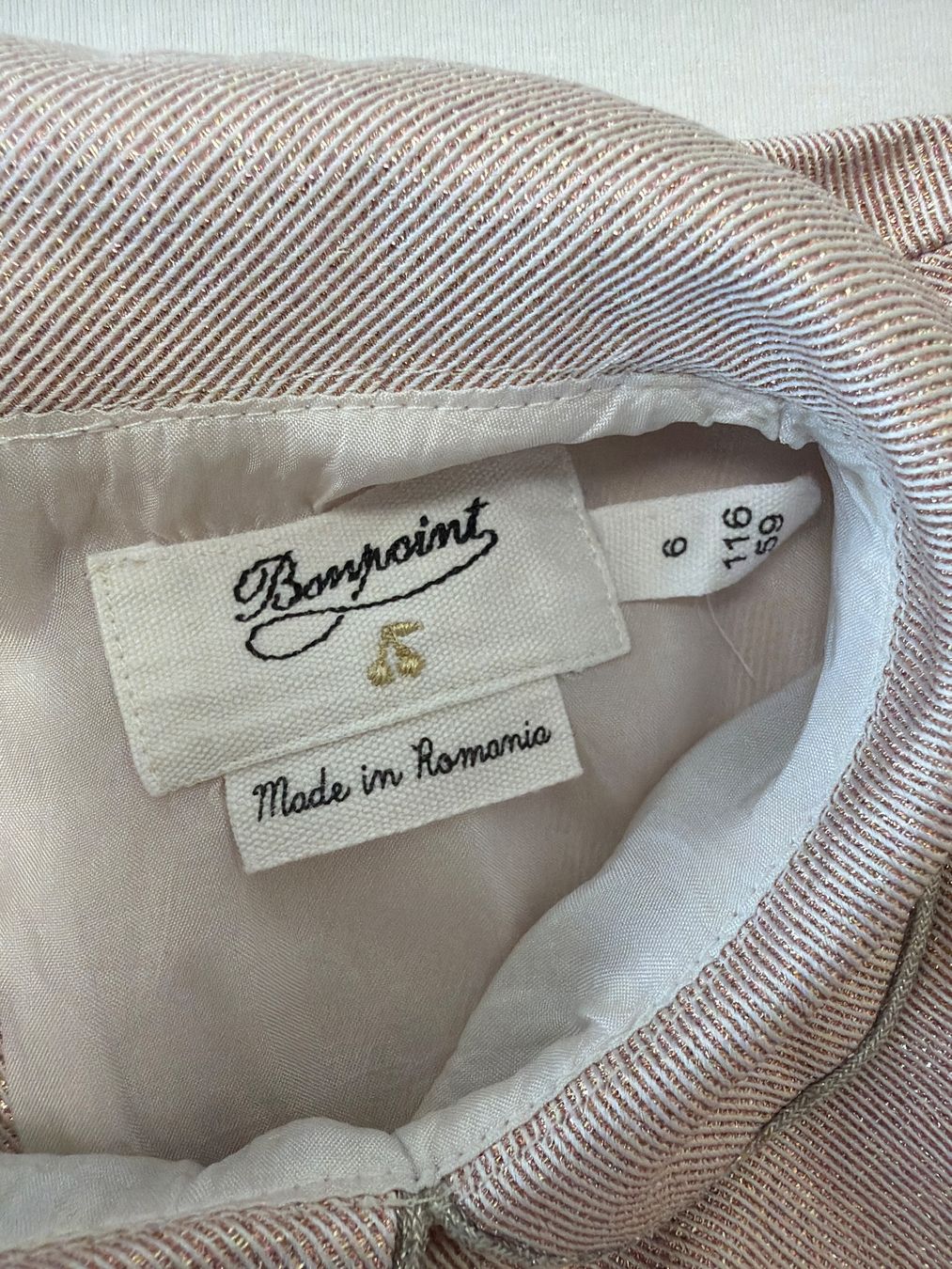 Kleider & Röcke: Bonpoint Kleid altrosa Glitzer 92 – Gebraucht aus Roggwil TG von est_r5x7 3