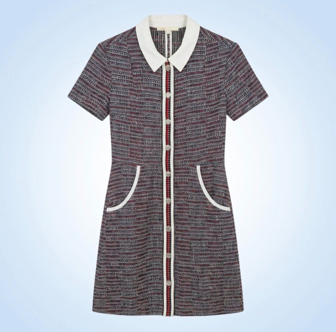 Maje Kleider: Maje Robe en tweed style structuré Taille M – Neu (gemäss Beschreibung) aus Le Locle von sAm_2112