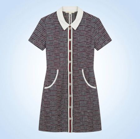 Maje Robe en tweed style structuré Taille M