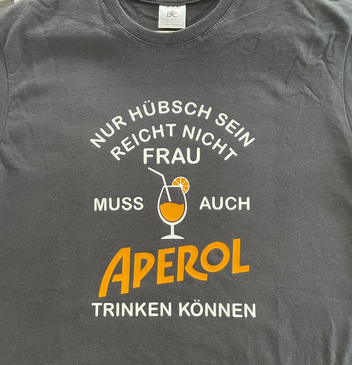 Aperol TShirt mit coolem Spruch Kaufen auf Ricardo