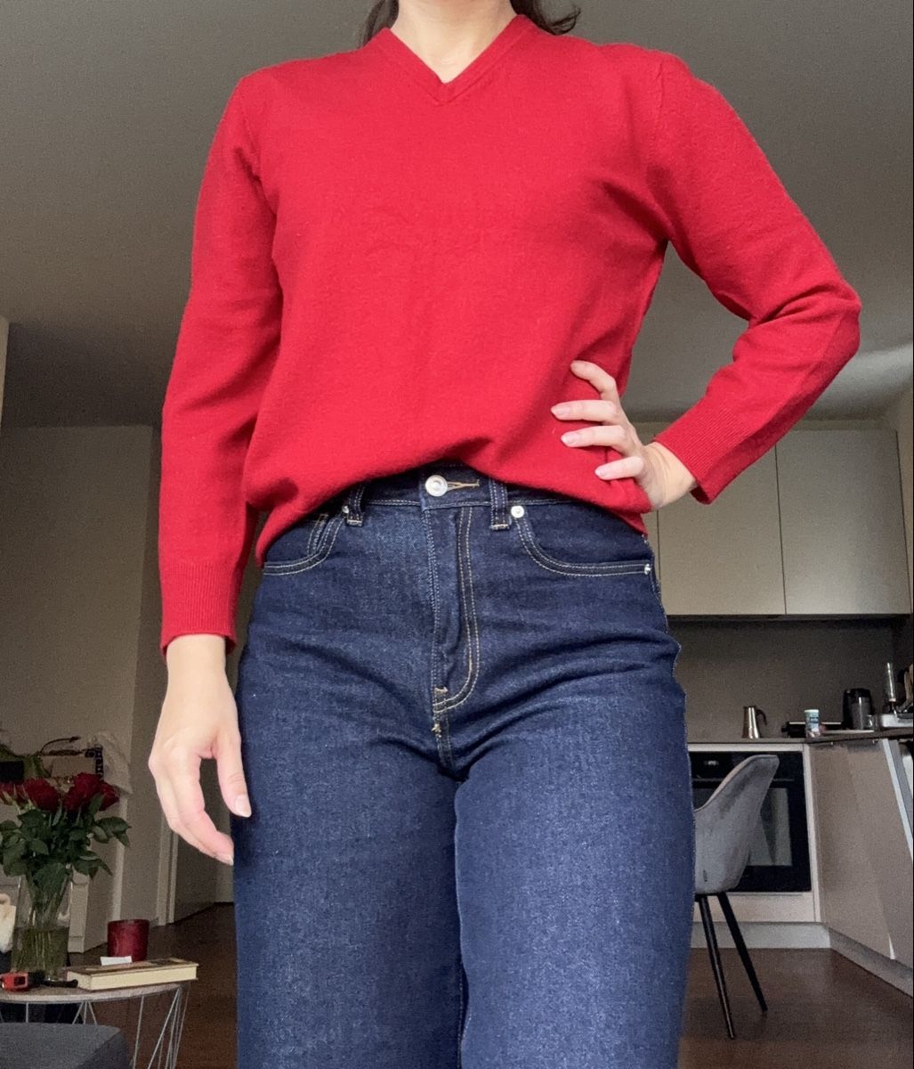 Pullover & Sweatshirts: Red wool pullover  – Gebraucht aus Neuchâtel von dum_5xby 2