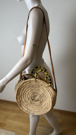 Stilvolle Tasche aus Stroh – perfekt für Sommertage!
