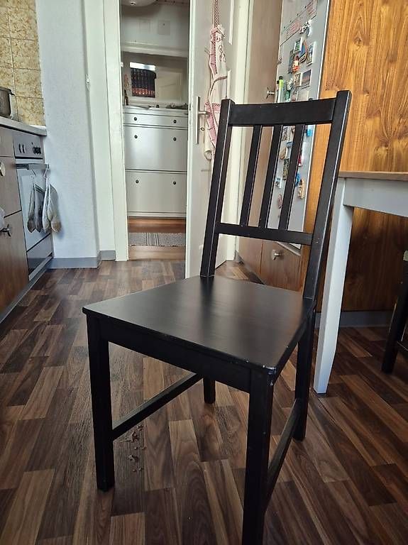 Sedie: 4 black dining chairs  set or individually – Usato da Zürich venduto da sof_pz8l 2