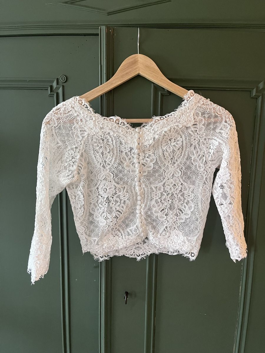 Tops: Schönes Boho-Wedding Top Grösse S – D'occasion à Langrickenbach par mic_xw2q 1