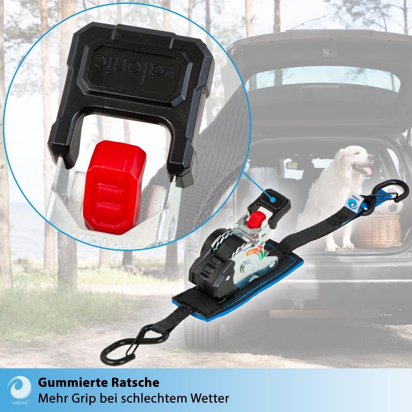 Tutti gli attrezzi: Spanngurte Automatik 2m 2er Set 150kg Mini – Nuovo e nell'imballaggio originale da Suhr venduto da TradeMasters 5
