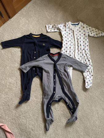 Lot de trois pyjamas Marks& Spencer 74cm