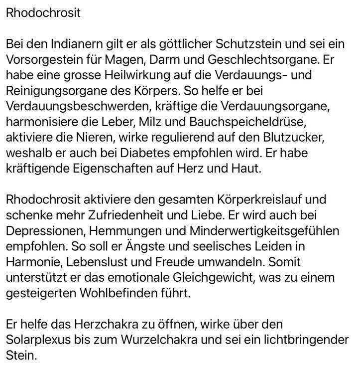 Catenine: Edelstein Halskette Rhodochrosit mit Silber – Nuovo e nell'imballaggio originale da Zuzwil SG venduto da Lemliskat 2