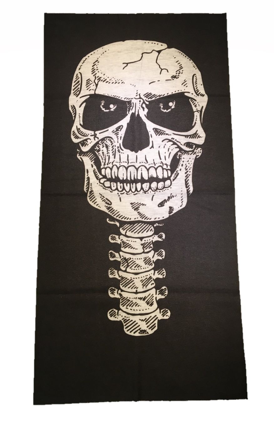 Foulard & Sciarpe: Bandana snood - Tête de mort – Nuovo e nell'imballaggio originale da Roche VD venduto da Octave75